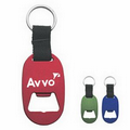 Colorful Aluminum Bottle Opener with Key Ring